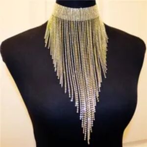 Elegant Gold Choker Necklace